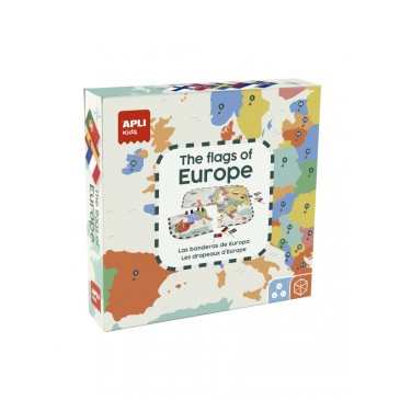 Εκπαιδευτικό Παζλ με Σημαίες της Ευρώπης Apli Kids 19437