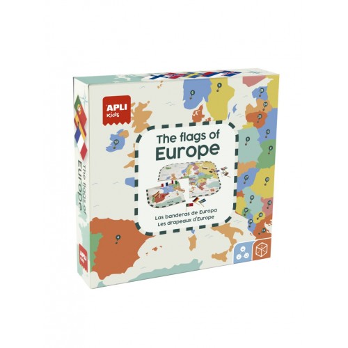 Εκπαιδευτικό Παζλ με Σημαίες της Ευρώπης Apli Kids 19437