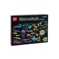 Παζλ 104τμχ Glow in the Dark Ocean Apli Kids 18455