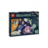 Παζλ 104τμχ Glow in the Dark Solar System Apli Kids 18812