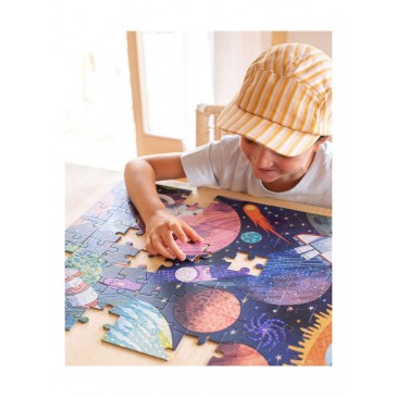 Παζλ 104τμχ Glow in the Dark Solar System Apli Kids 18812