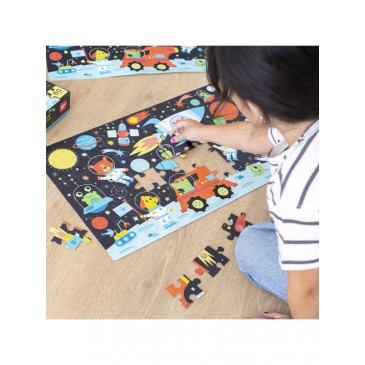 Παζλ 60τμχ Glow Dark Space Apli Kids 18813