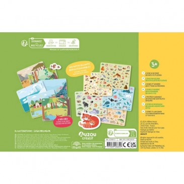 Αυτοκόλλητα 200τμχ Baby Animals Auzou 536349