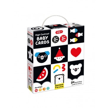 Κάρτες Υψηλής Αντίθεσης 0m-3m Baby Pack Banana Panda BP76276