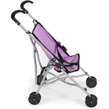 Mini Καρότσι Κούκλας Buggy Μωβ Bayer Chic 60069