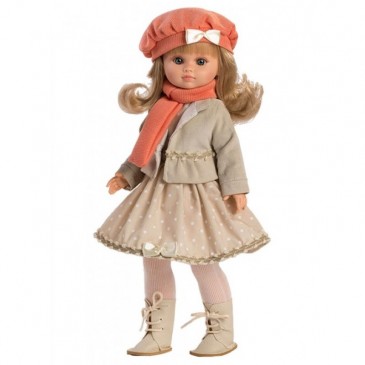 Κούκλα Fany με Φόρεμα και Ζακέτα 40cm Berbesa 4706