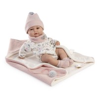 Κούκλα Μωρό Βινυλίου Martina με Κουβερτάκι 42cm Berbesa 5501