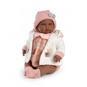 Κούκλα Μωρό με Ήχο και Αρθρώσεις Sara 50cm Berbesa 5222