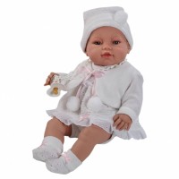 Κούκλα Μωρό Βινυλίου Recien Nacidos με Ζακετάκι 42cm Berbesa 5102