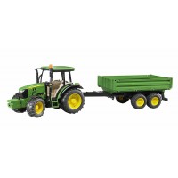 Bruder Τρακτέρ John Deere 5115 M με καρότσα