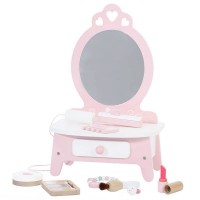 Μικρό Ξύλινο Μπουντουάρ Pink Dresser Classic World CL50543
