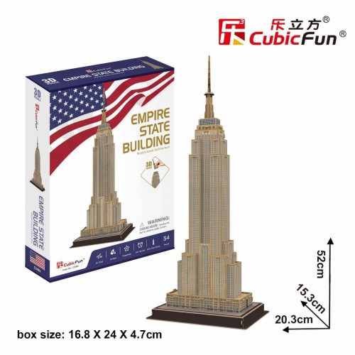 Empire State Building 3D Puzzle Cubic Fun CF0246