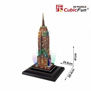 Empire State Building (ΗΠΑ) 3D LED Puzzle Cubic Fun CF0503