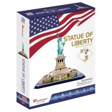 Το Άγαλμα της Ελευθερίας 3D Puzzle  Cubic Fun CF0080