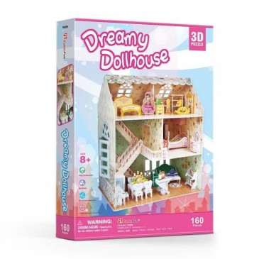 Dreamy Dollhouse 3D Παζλ 160τμχ Cubic Fun P645h