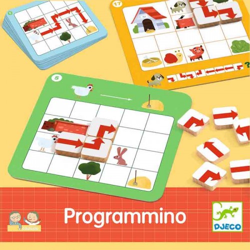 Εκπαιδευτικό Παιχνίδι Eduludo Αντίληψης Χώρου Programmino Djeco 08343