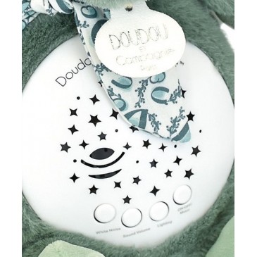 Βρεφικό Λούτρινο Λαγουδάκι με Φώτα και Ήχους Green Doudou Et Compagnie DC4203