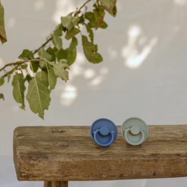 Πιπίλες Καουτσούκ σετ 2τμχ Rope Ocean View-Sage 6-18m Frigg 101955