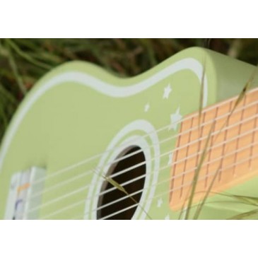 Παιδική Ξύλινη Κιθάρα Απαλό Πράσινο Joueco 80104