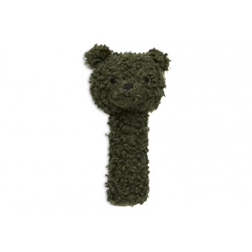 Βρεφική Κουδουνίστρα Teddy Bear Leaf Green Jollein 039-001-67006