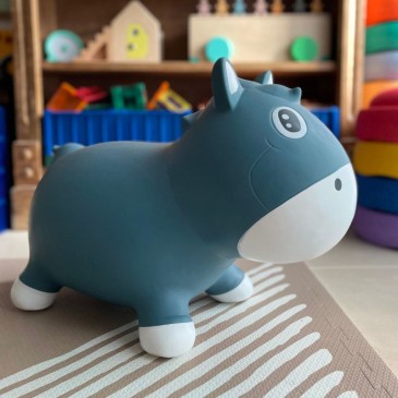 Φουσκωτό παιχνίδι Ισορροπίας χοπ χοπ Jolly το αλογάκι New Blue Kidzzfarm KMHJ200513