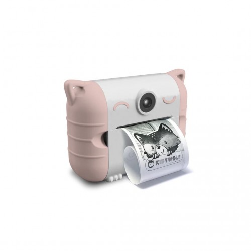 Παιδική Φωτογραφική Μηχανή με άμεση εκτύπωση Ροζ Kidywolf KIDYPRINT-PE