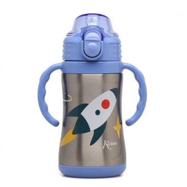 Παγούρι Θερμός με Λαβές Space Rocket 280ml Kiokids 5053