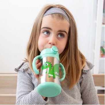 Παγούρι Θερμός με Λαβές Dragon 280ml Kiokids 5054