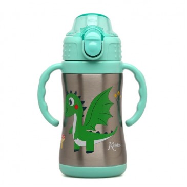 Παγούρι Θερμός με Λαβές Dragon 280ml Kiokids 5054