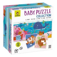 Baby Puzzle Διπλής Όψεως Θάλασσα 32τμχ Ludattica 20491