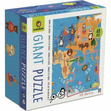 Παζλ Giant Animal World 48pcs Ludattica 20521