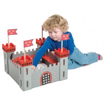 Παιδικό Ξύλινο Κάστρο Red Le Toy Van TV256