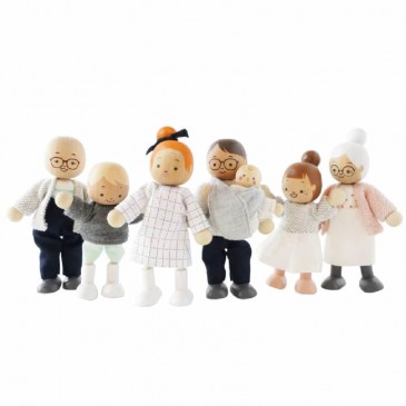 Ξύλινη Οικογένεια για Κουκλόσπιτο Dolly Family Le Toy Van P053