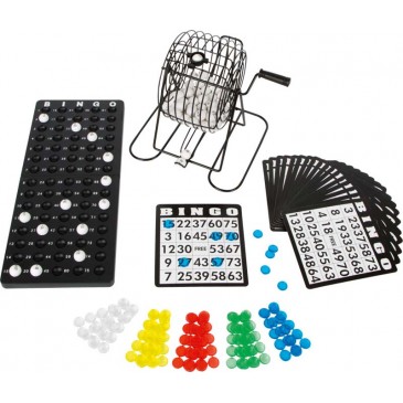 Επιτραπέζιο Παιχνίδι Bingo με Μεταλλικό Καλάθι Legler 2854