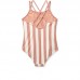 Παιδικό Ολόσωμο Μαγιό Stripe Coral Blush Liewood LW19673-2664