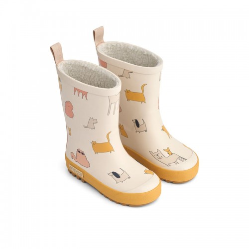 Παιδικές Γαλότσες Thermo Cats and Dogs-Sandy Liewood LW13043-2503 Παιδικές Γαλότσες Thermo Cats and Dogs-Sandy Liewood LW13043-2503