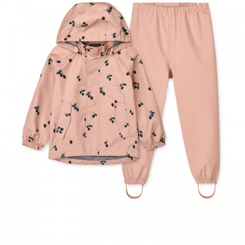 Παιδικό Αδιάβροχο Σετ Pedia Berry-Tuscany Rose Liewood LW19909-2502