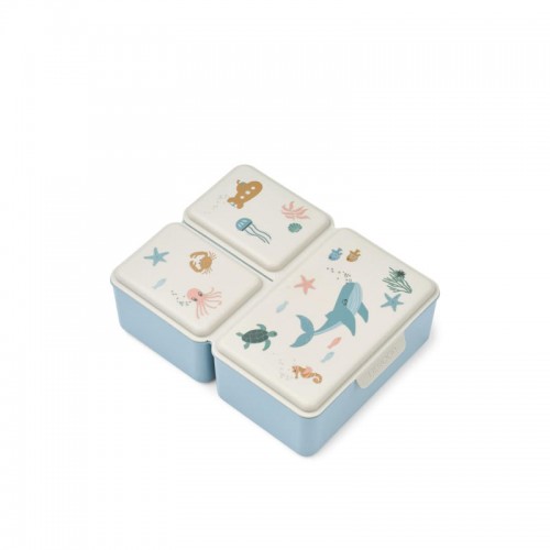 Παιδικό Φαγητοδοχείο Driss Lunchbox Sea Creature-Sandy Liewood LW19266-1032