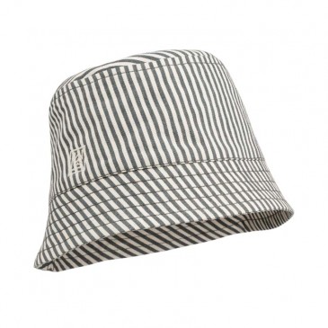 Παιδικό Καπέλο Bucket Stripe Whale Blue Creme Liewood LW19068-1882