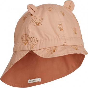 Παιδικό Καπέλο με Γείσο και Προστασία Λαιμού Sea Shell-Pale Tuscany Liewood LW17698-1033