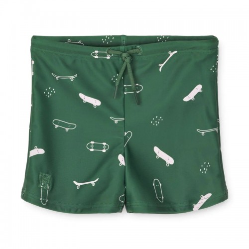 Παιδικό Μαγιό Otto Swim Pants Skate-Garden Green Liewood LW17608-1035