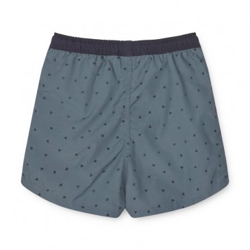 Παιδικό Μαγιό Shorts Duke Triangle-Whale blue Liewood LW14118-2354