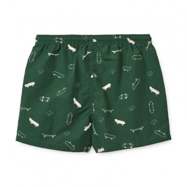 Παιδικό Μαγιό Shorts Duke Skate-Garden Green Liewood LW17598-1035