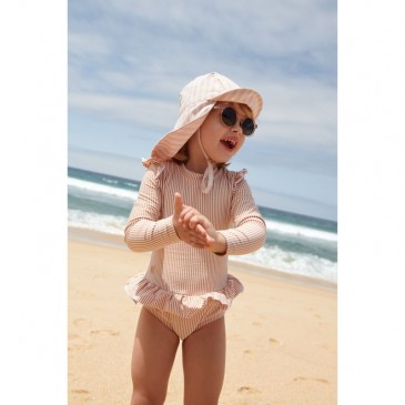 Παιδικό Ολόσωμο Μαγιό Seersucker Pale Tuscany Stripe Liewood LW19637-2375