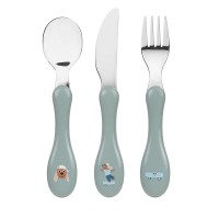 Παιδικά Ανοξείδωτα μαχαιροπίρουνα Tiny Team dog Lässig 12100735025