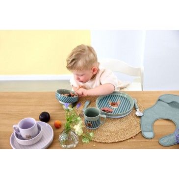 Παιδικά Ανοξείδωτα μαχαιροπίρουνα Tiny Team dog Lässig 12100735025