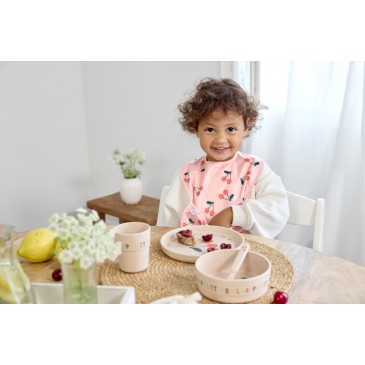 Σετ αδιάβροχες σαλιάρες 2τμχ Happy Fruits Cherry Lässig 13110192007