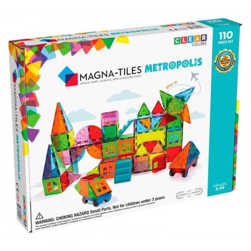 Μαγνητικό Παιχνίδι 110 κομματιών Metropolis Magna Tiles 20110
