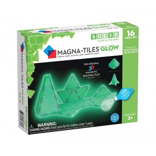Μαγνητικό Παιχνίδι 16 κομματιών Glow Magna Tiles 18816