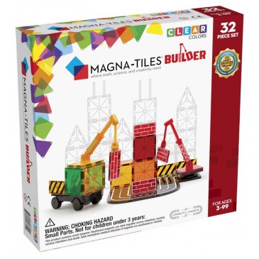 Μαγνητικό Παιχνίδι 32τμχ Builder Magna Tiles 21632